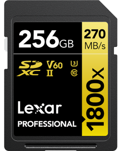 Lexar Pro 1800x SDXC U3 (V60) UHS-II R280/W205 256GB